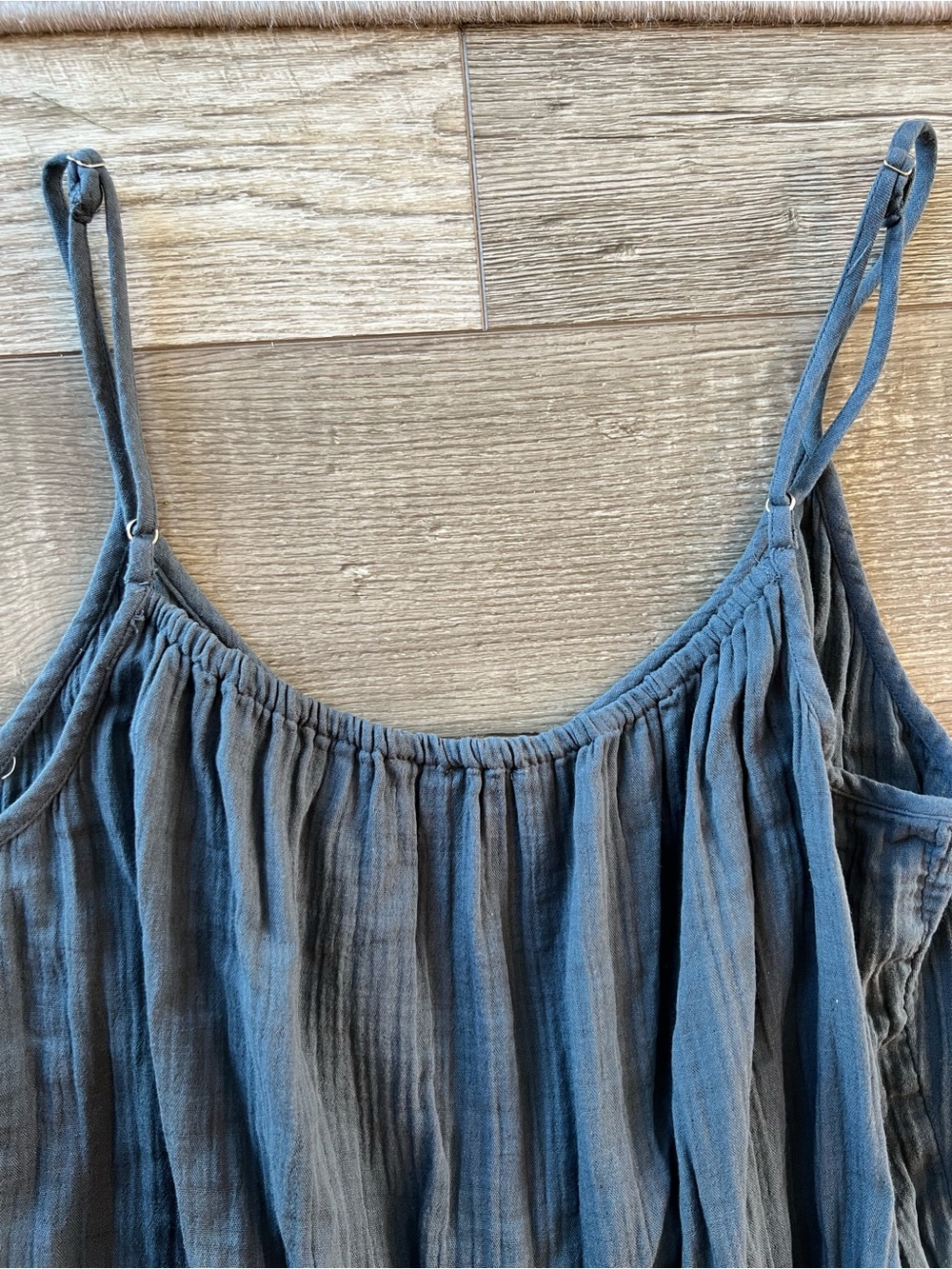 LOFT Blue Belted Jumpsuit | Size XL - Picture 4 of 6